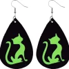 Sale Retro Stage Retro Luminous Cat Drop Earring