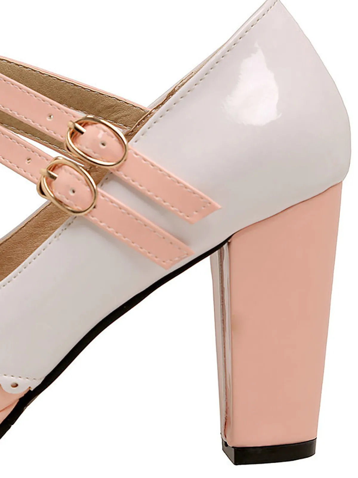 Best Retro Stage Retro Mary Jane High Heels Shoes