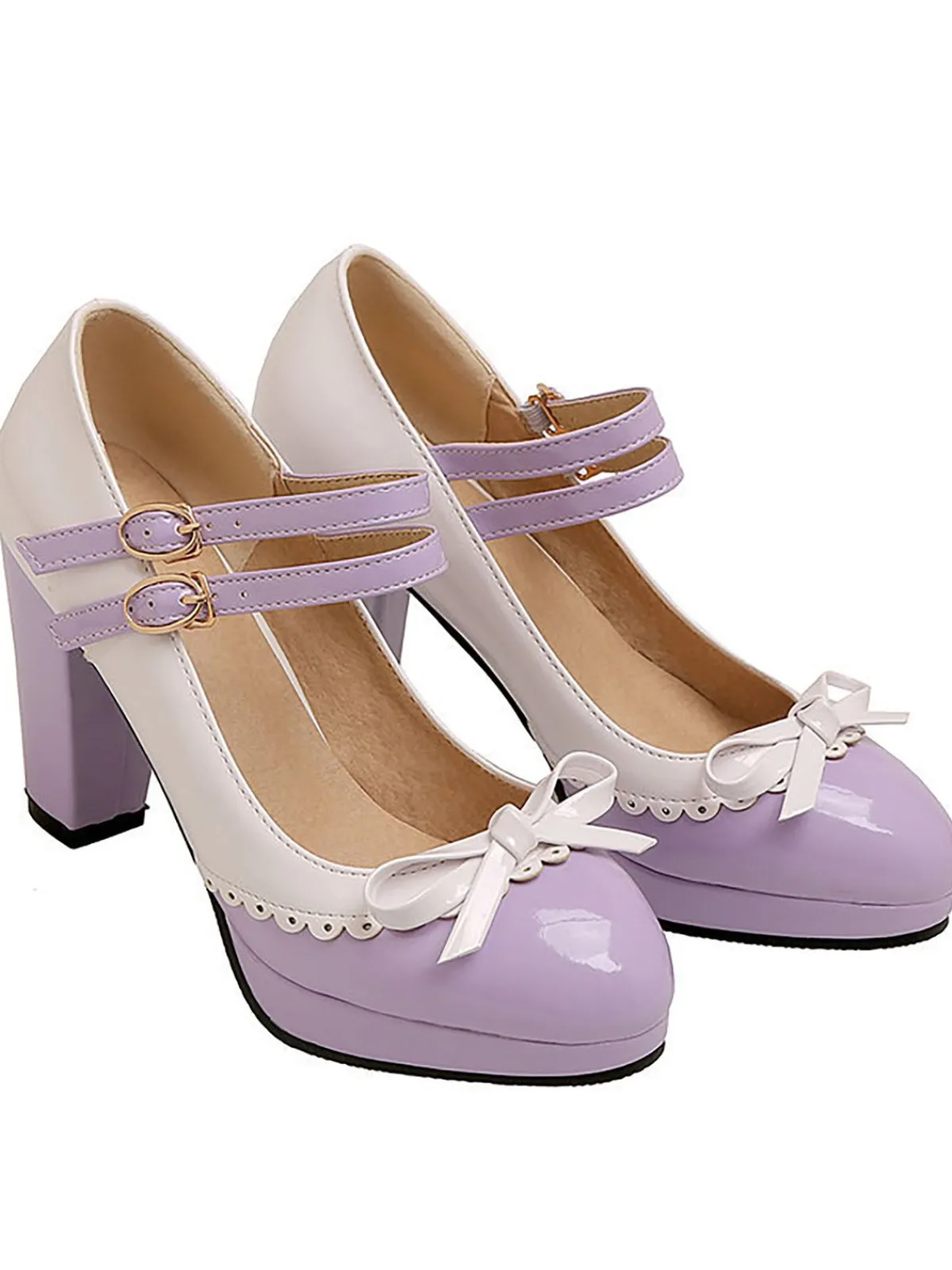 Best Retro Stage Retro Mary Jane High Heels Shoes