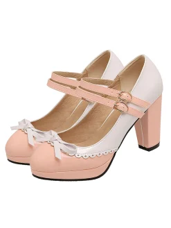 Best Retro Stage Retro Mary Jane High Heels Shoes
