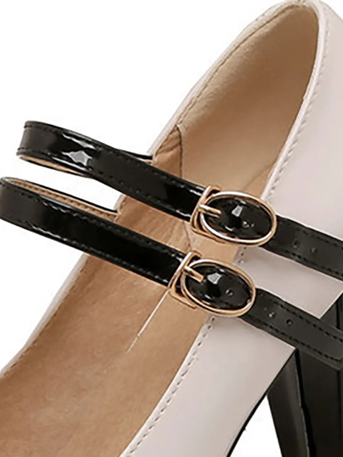 Best Retro Stage Retro Mary Jane High Heels Shoes