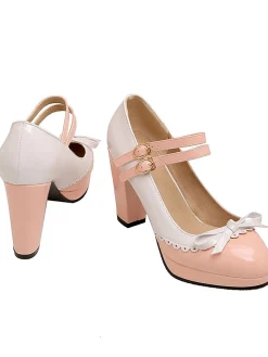 Best Retro Stage Retro Mary Jane High Heels Shoes