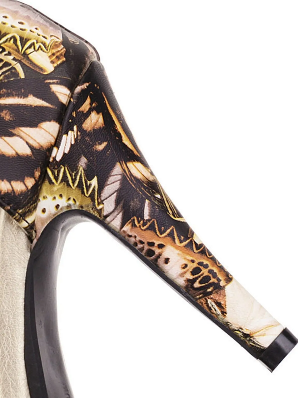 Outlet Retro Stage Retro Pointed Toe Bow High Heel Shoes