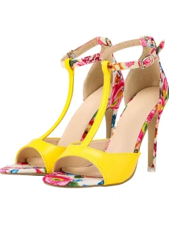 Best Retro Stage Retro 1950s Fish Mouth High Heels Shoes