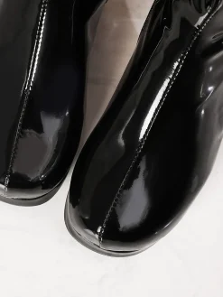 Fashion Retro Stage Retro Shiny Patent Leather Thigh-High Boots