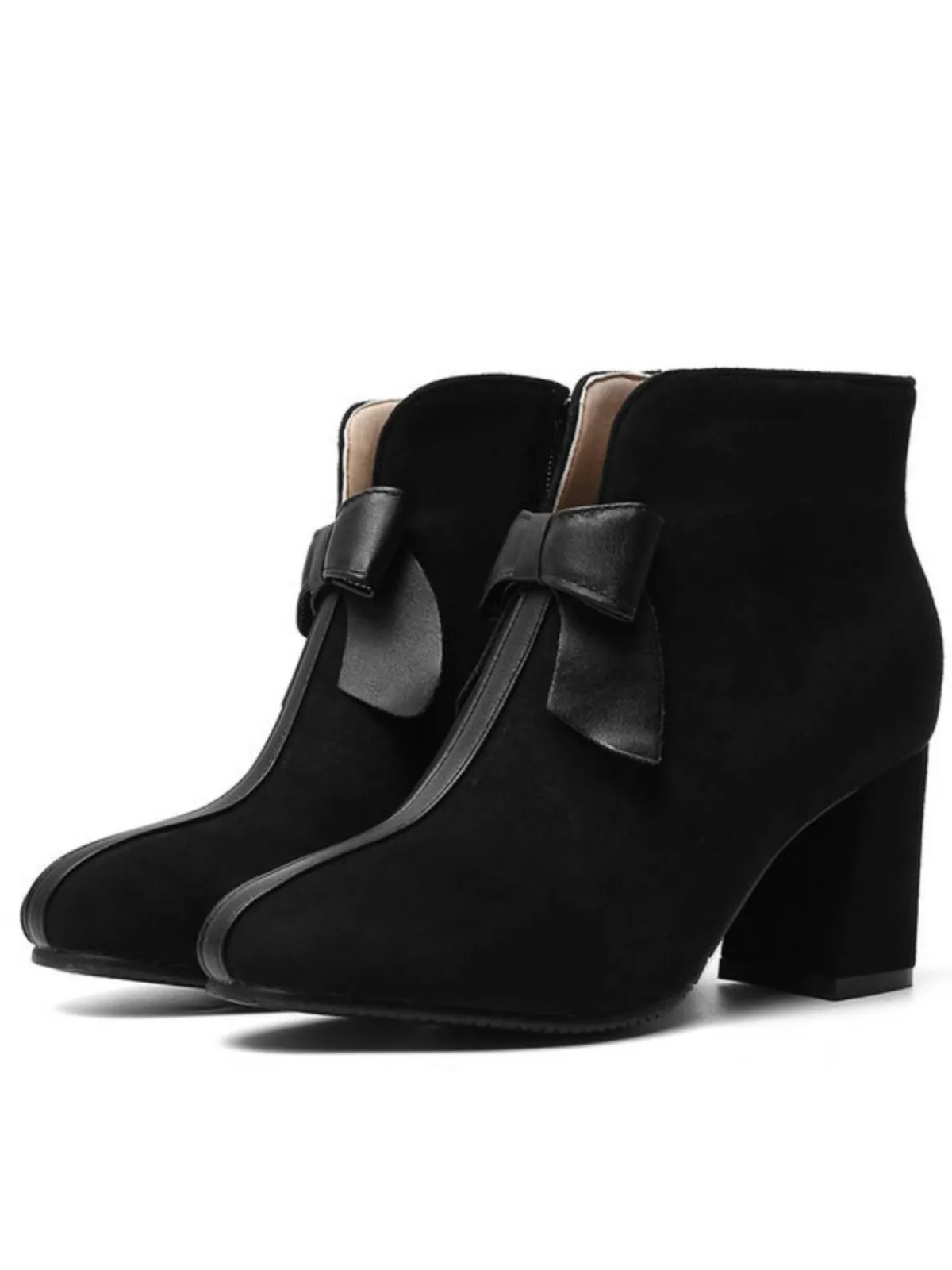 Clearance Retro Stage Retro Short Plush Solid Warm Boots