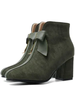 Clearance Retro Stage Retro Short Plush Solid Warm Boots