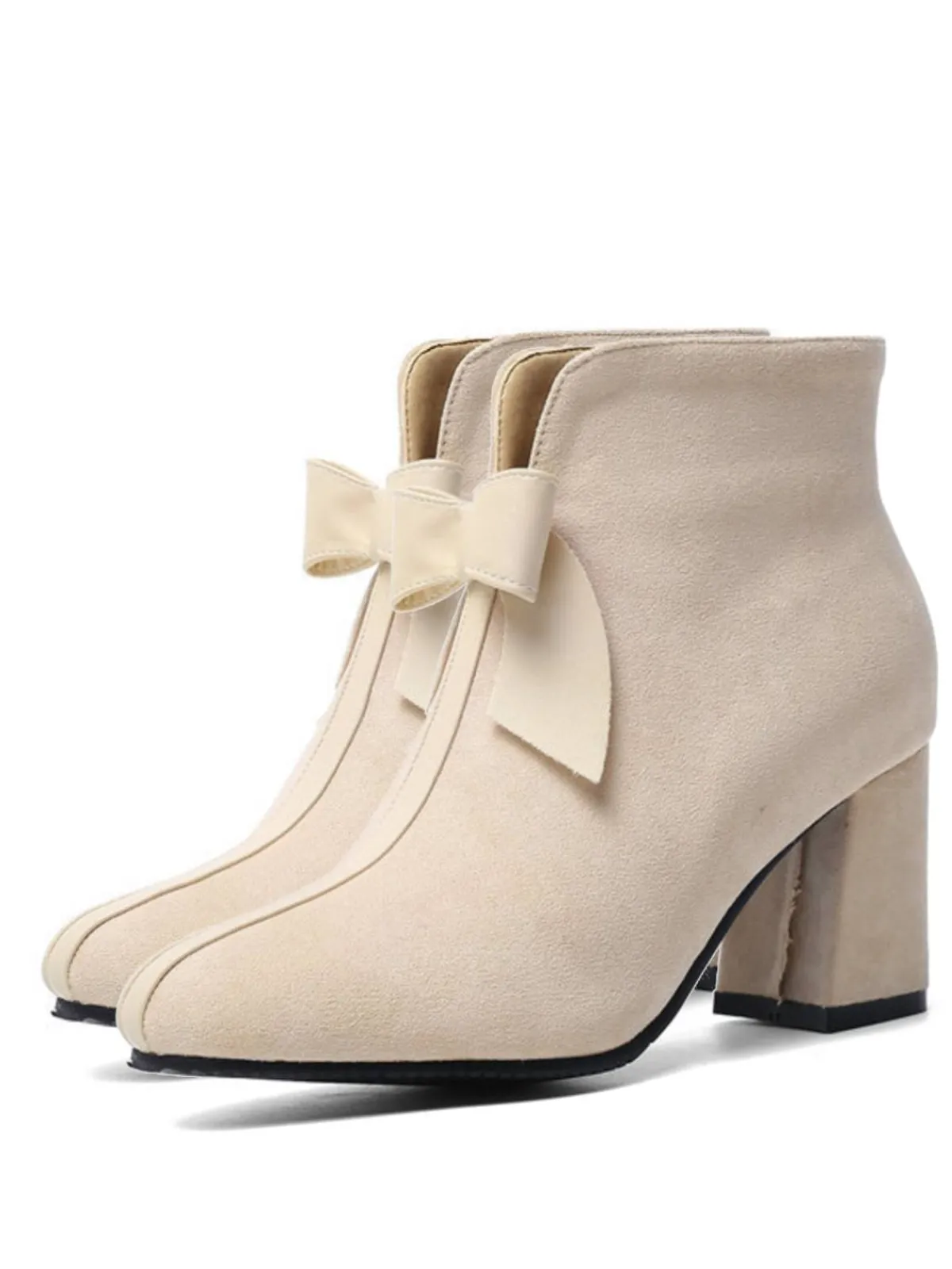 Clearance Retro Stage Retro Short Plush Solid Warm Boots