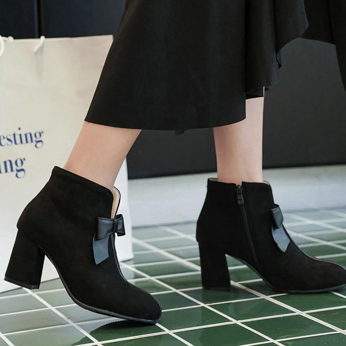 Clearance Retro Stage Retro Short Plush Solid Warm Boots