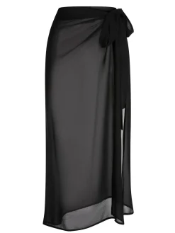 New Retro Stage Retro Solid Chiffon Sun Protection Cover-up