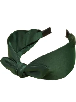 New Retro Stage Retro Solid Knotted Bowknot Headband