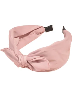 New Retro Stage Retro Solid Knotted Bowknot Headband
