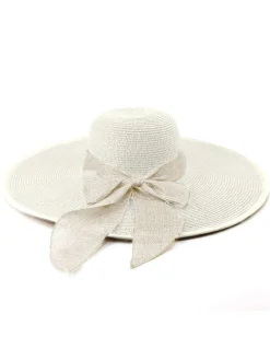 Best Retro Stage Ribbon Wide Brim Raffia Sun Hat