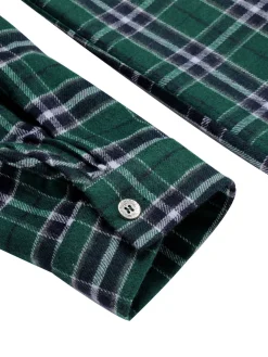 New Retro Stage 1950s 3/4 Sleeve Plaid Belt Dress