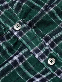 New Retro Stage 1950s 3/4 Sleeve Plaid Belt Dress
