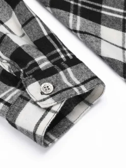 Best Retro Stage 1950s 3/4 Sleeve Plaid Belt Dress