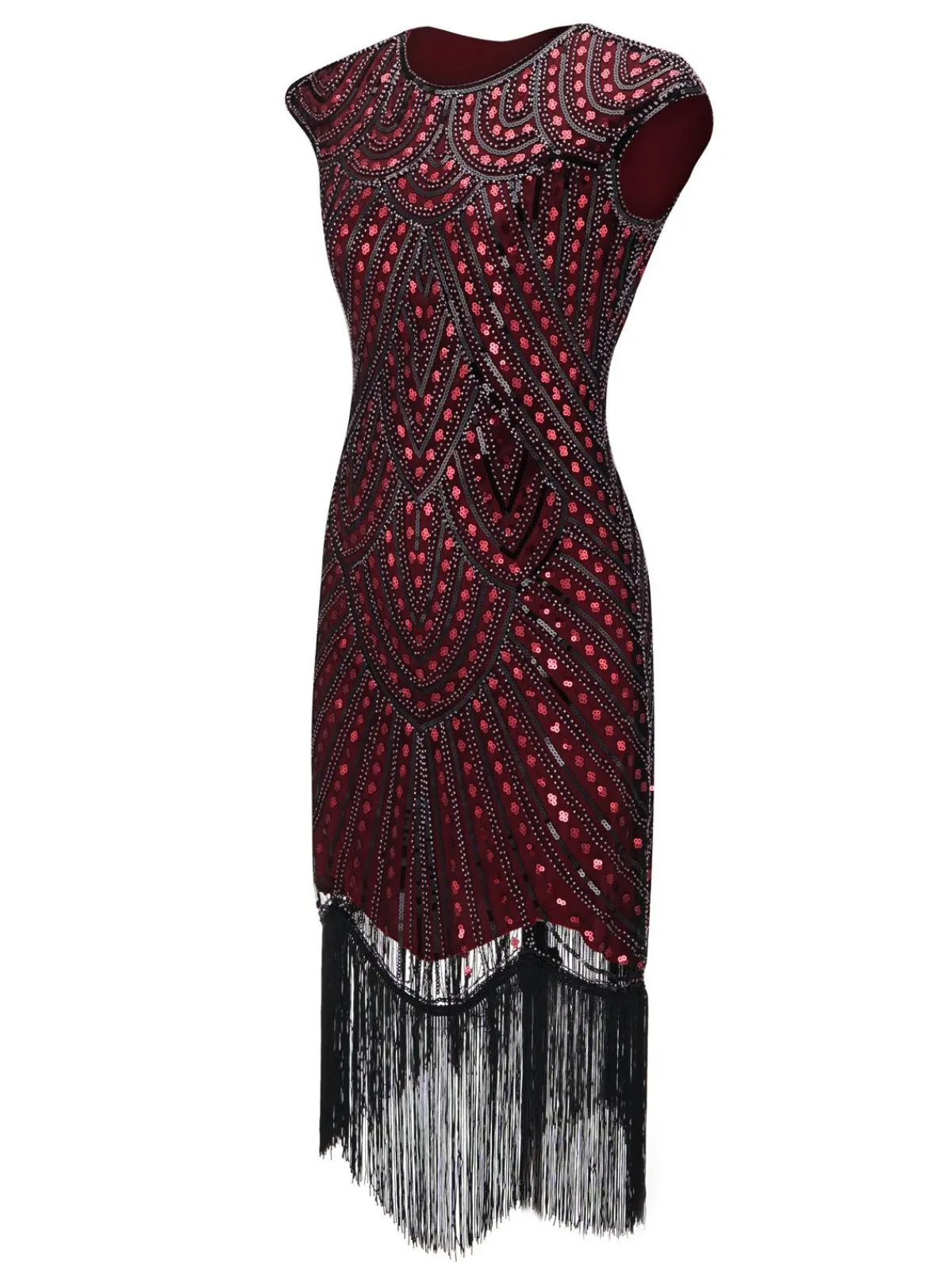 Discount Retro Stage 1920s Beaded Flapper Gatsby Dress