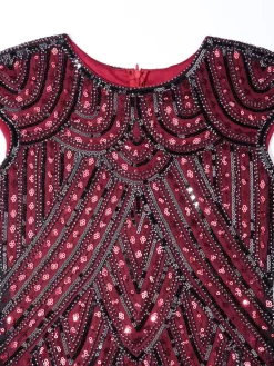 Discount Retro Stage 1920s Beaded Flapper Gatsby Dress