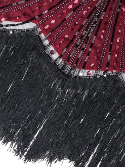 Discount Retro Stage 1920s Beaded Flapper Gatsby Dress
