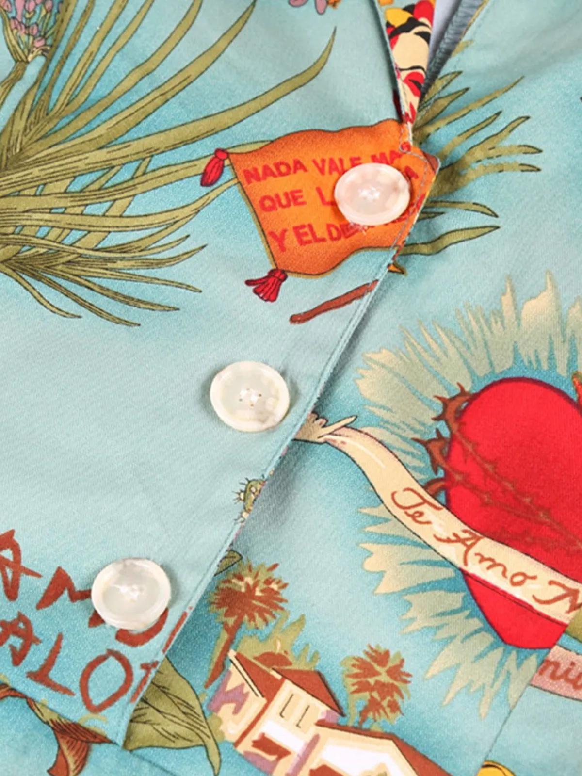 Best Retro Stage 1950s Button Comics Swing Dress Multi