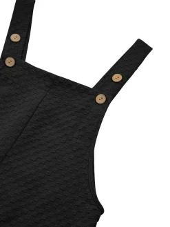 Discount Retro Stage 1940s Button Pocket Strap Straight Romper
