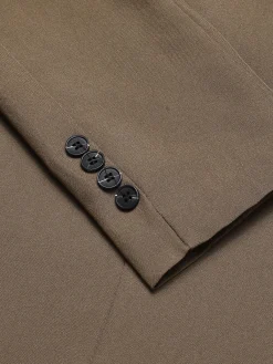 Hot Retro Stage 1940s Button Solid Vintage Blazer