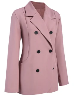Hot Retro Stage 1940s Button Solid Vintage Blazer