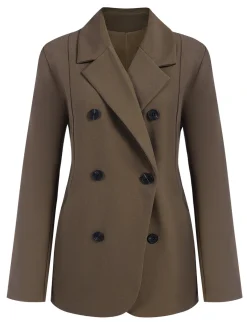 Hot Retro Stage 1940s Button Solid Vintage Blazer