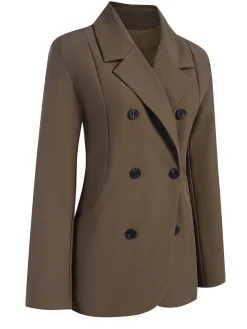 Hot Retro Stage 1940s Button Solid Vintage Blazer