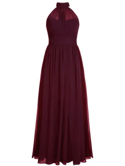Clearance Retro Stage 1950s Chiffon Sleeveless Solid Vintage Dress