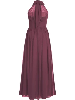 Clearance Retro Stage 1950s Chiffon Sleeveless Solid Vintage Dress