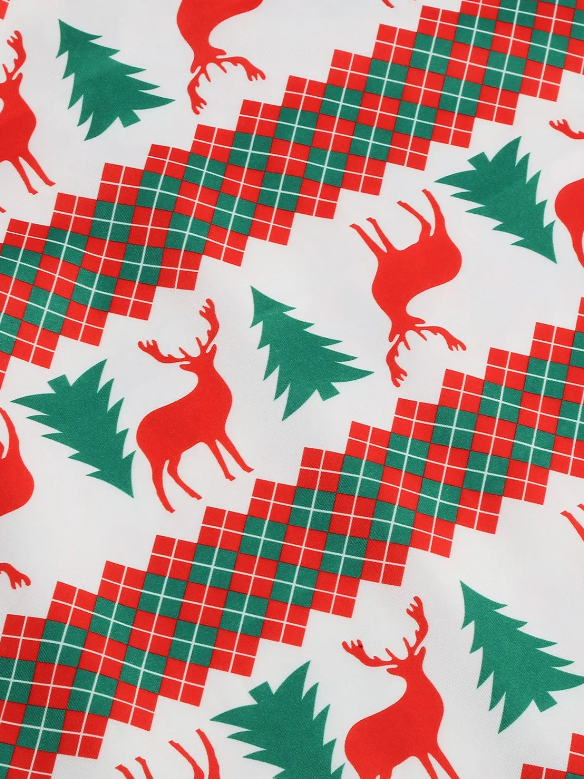 Clearance Retro Stage 1950s Christmas Patchwork V-neck Dress