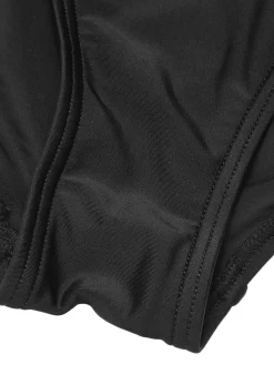 New Retro Stage 1950s Classic Solid One-Piece Swimsuit