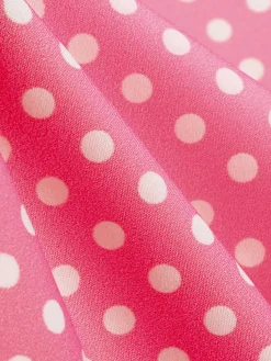 New Retro Stage 1950s Cold Shoulder Polka Dots Dress