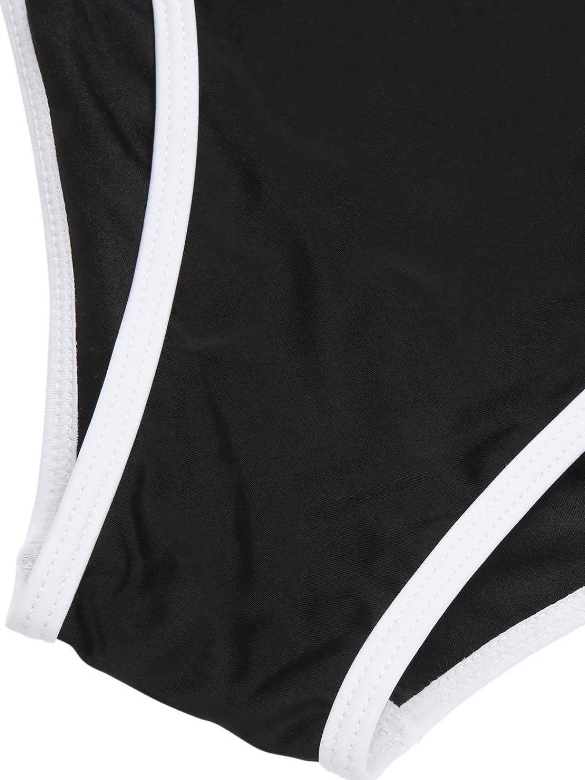 Outlet Retro Stage 1950s Contrast Trim High Waist Bikini Set