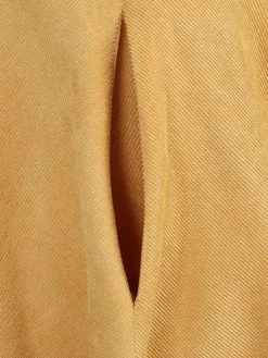 Outlet Retro Stage 1950s Corduroy Solid Vintage Dress