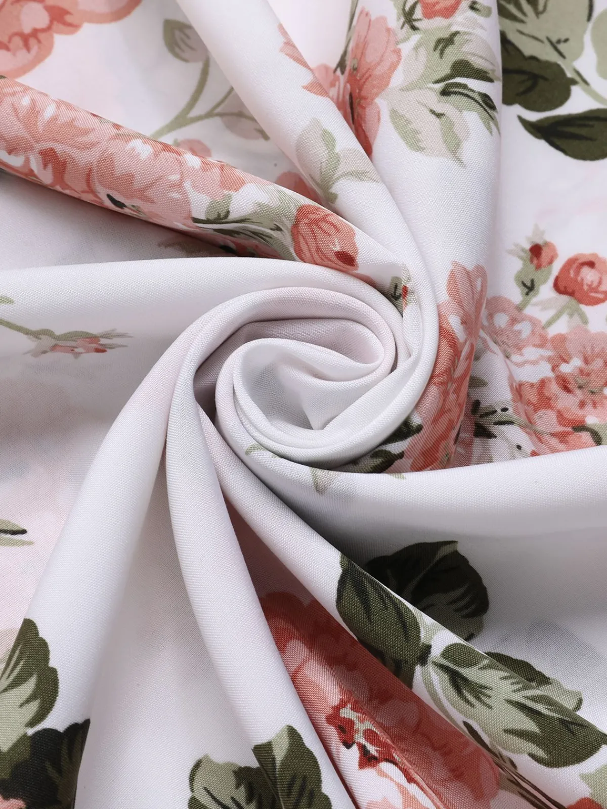 Outlet Retro Stage 1950s Floral Bow Belt Vintage Dress