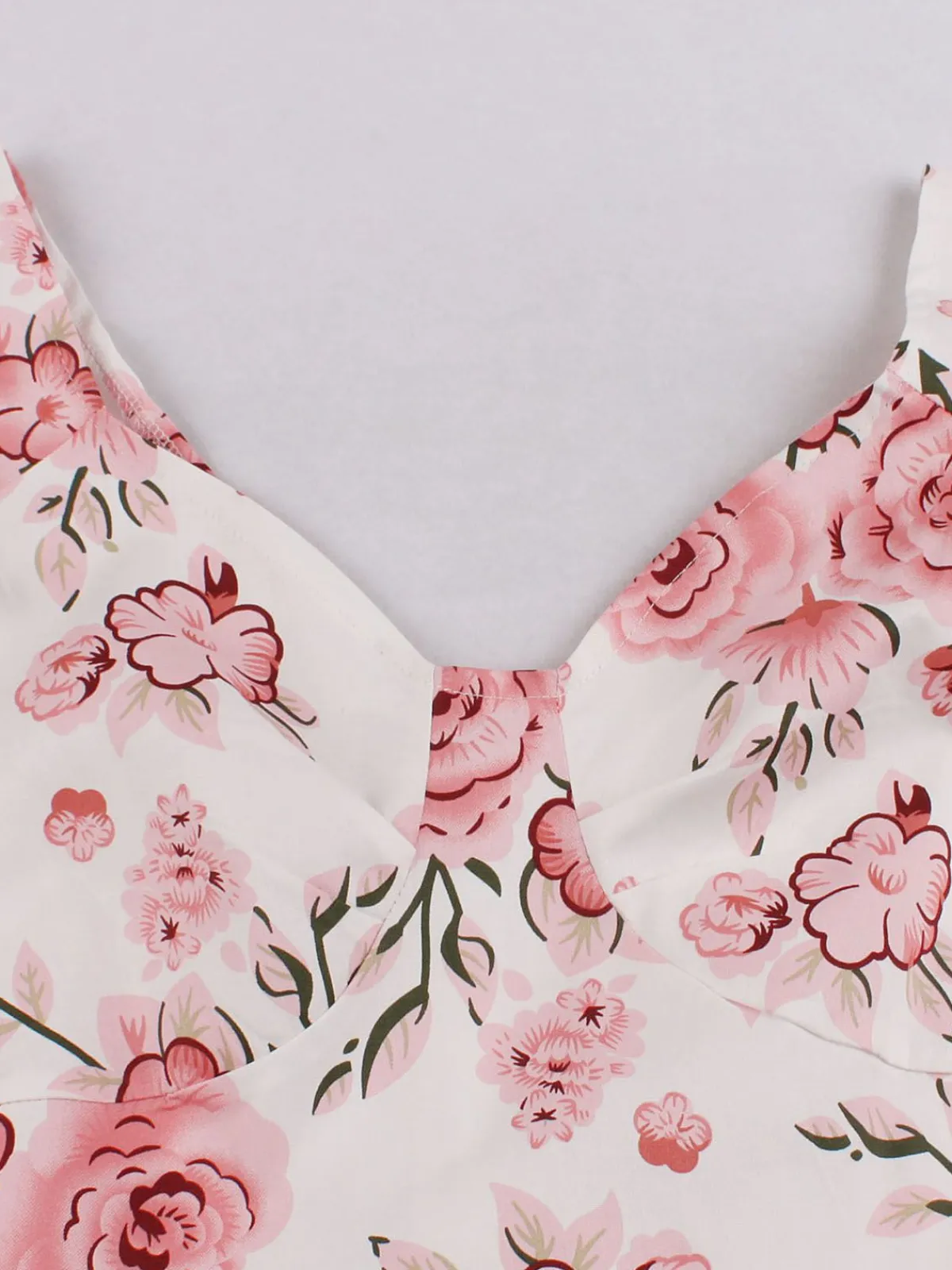 Outlet Retro Stage 1950s Floral Flare Sleeve Swing Dress