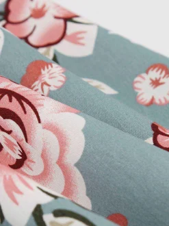 Hot Retro Stage 1950s Floral Patchwork Swing Dress