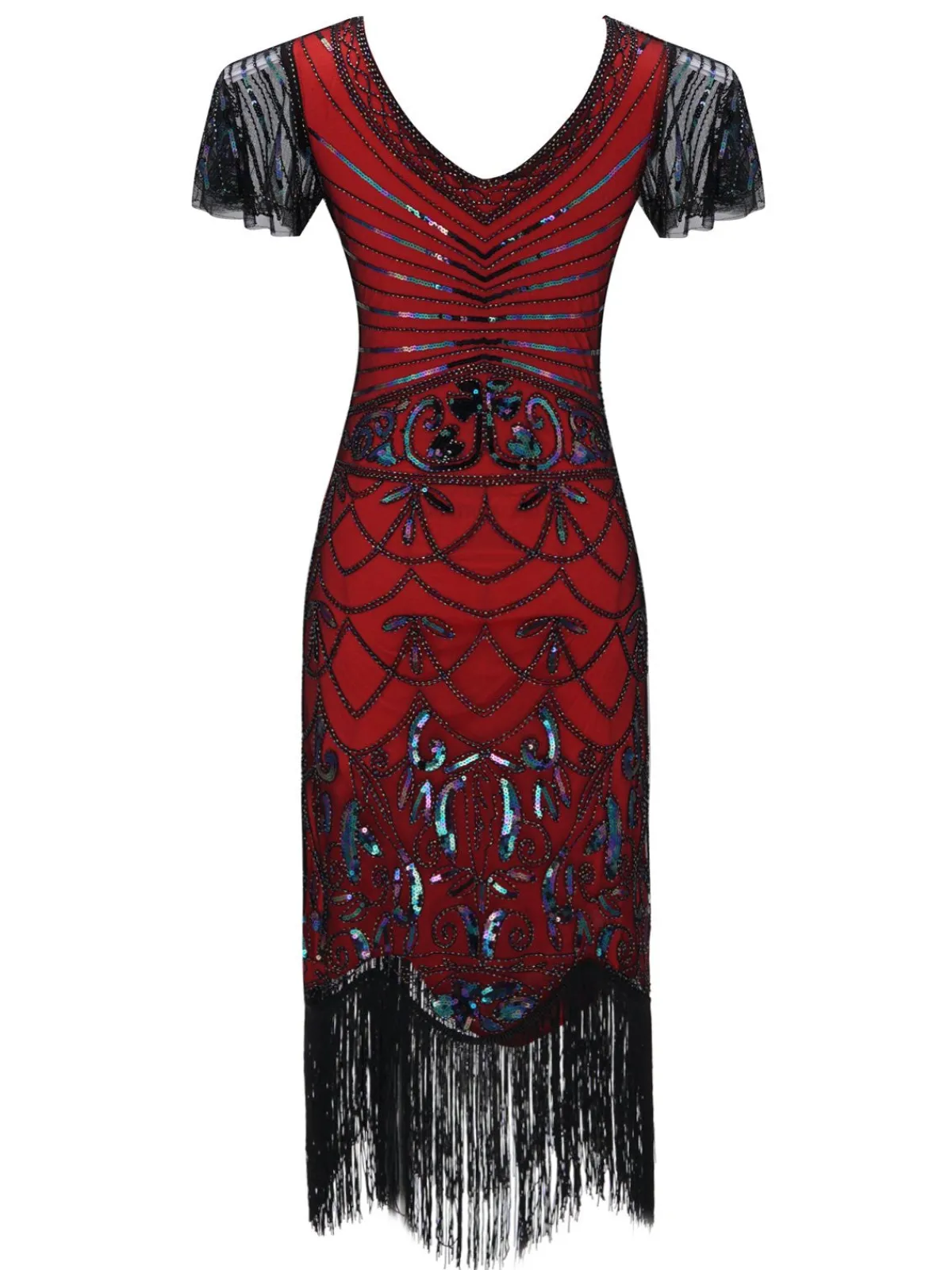 Outlet Retro Stage 1920s Fringed Flapper Gatsby Dress
