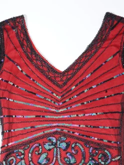 Outlet Retro Stage 1920s Fringed Flapper Gatsby Dress