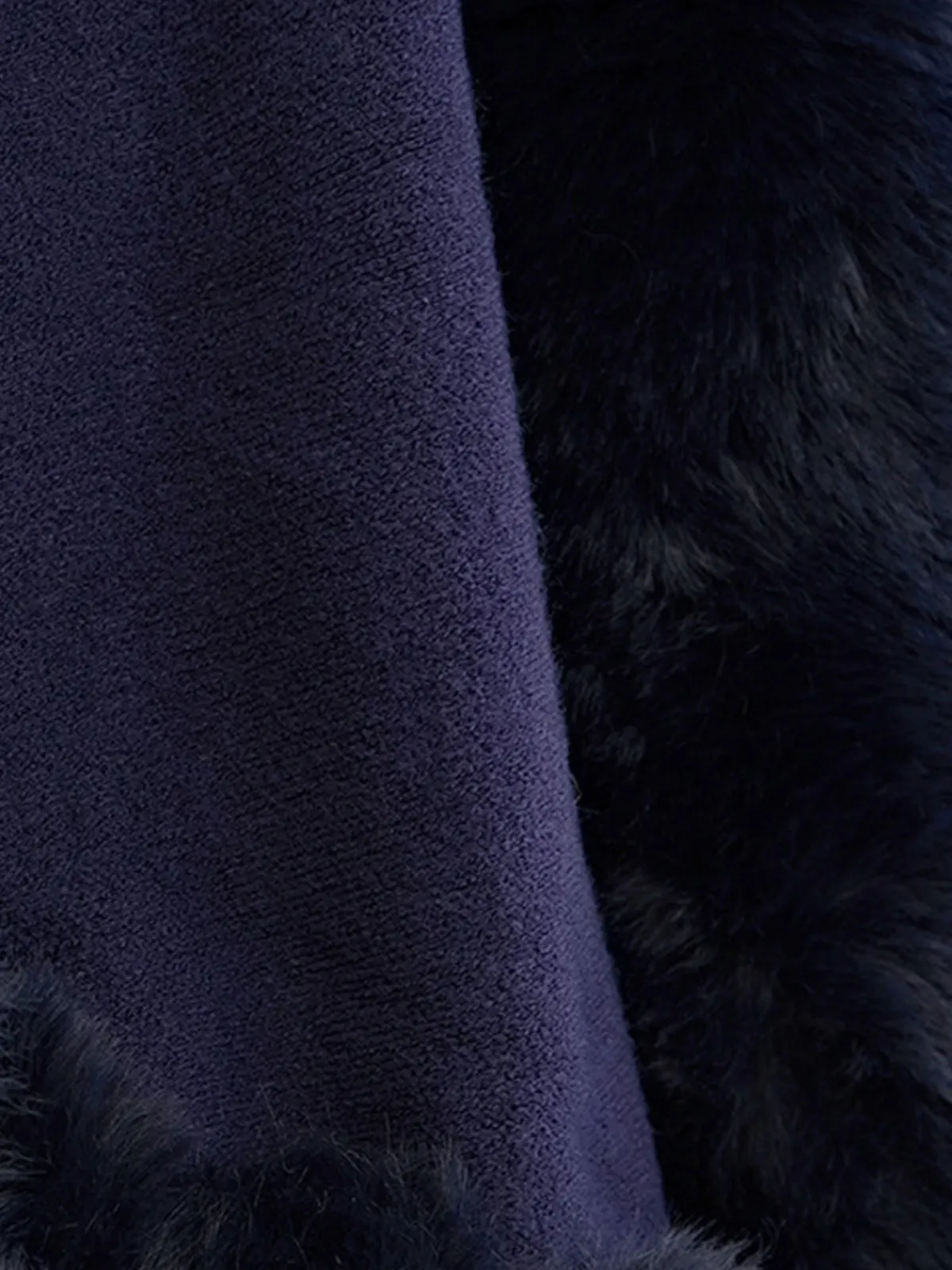 Sale Retro Stage 1950s Fur Collar Double Layer Cape Shawl