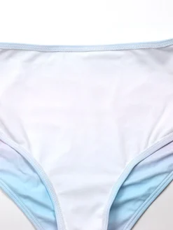 Clearance Retro Stage 1940s Shell Pearl Bikini Set Gradient Pink