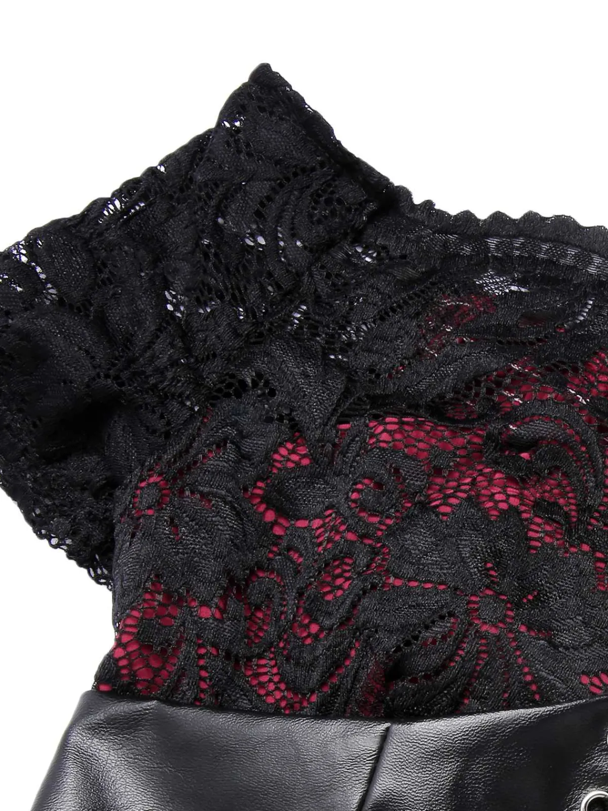 Best Retro Stage 1950s Halloween Skull Rose Lace Mesh Dress Black