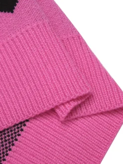 Outlet Retro Stage 1950s Heart Dots Knitted Solid Sweater