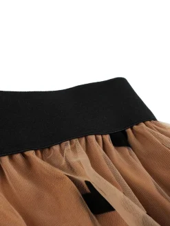Clearance Retro Stage 1950s Heart High Waist Swing Skirt