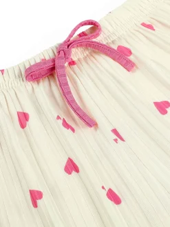 Clearance Retro Stage 1960s Heart Knit Spaghetti Strap Pajama