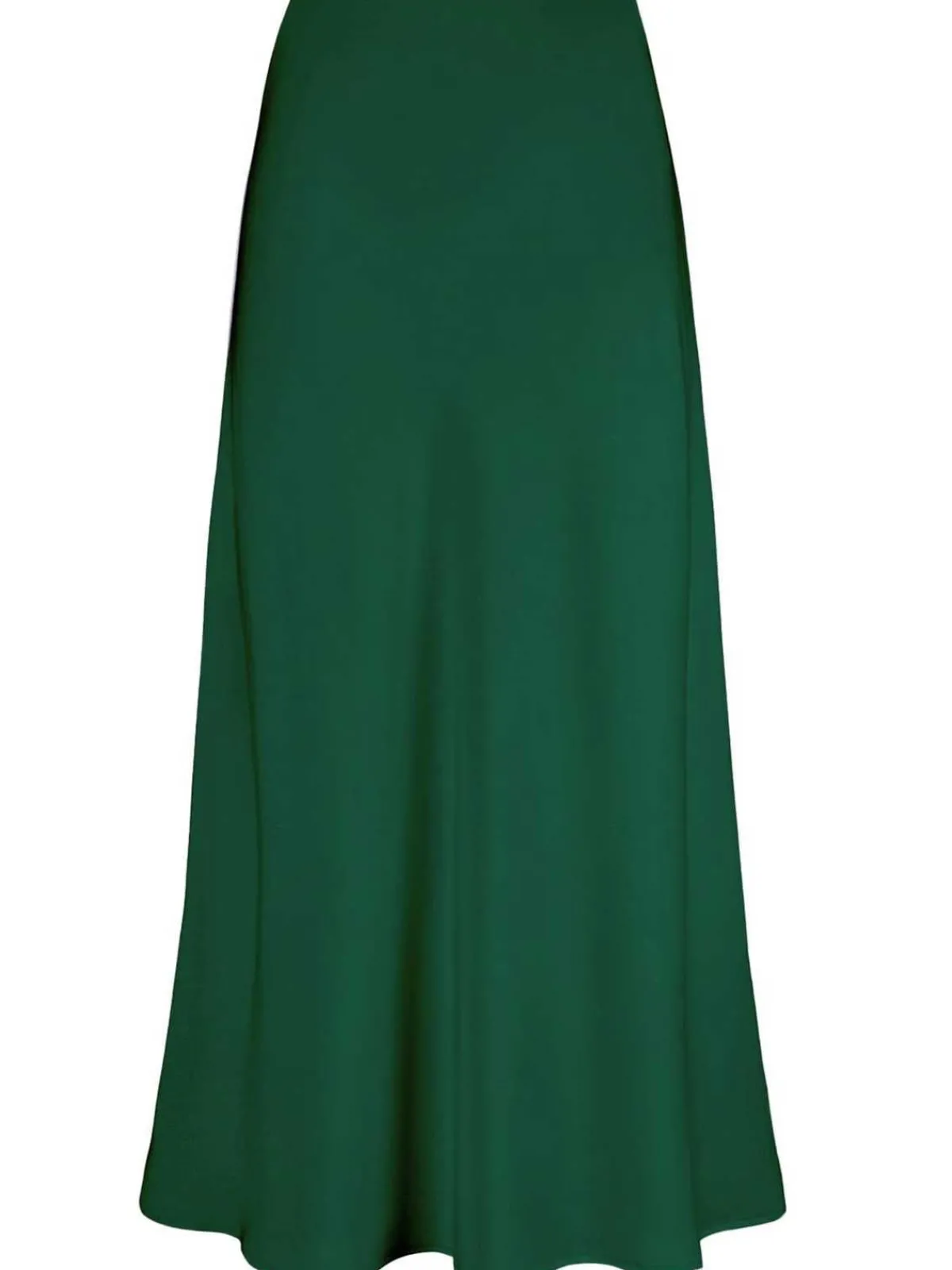 Discount Retro Stage 1930s High-Waist Satin Solid Mermaid Skirt