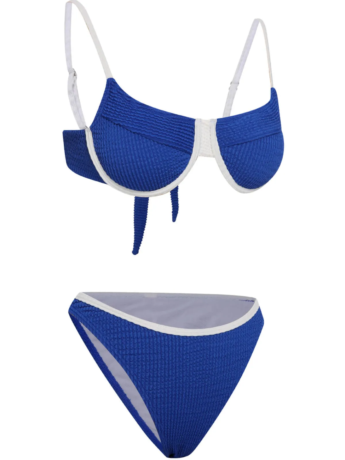 Discount Retro Stage 1940s Knitted Back Strap Bikini