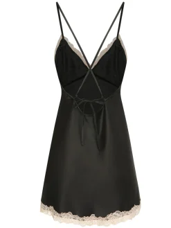 Hot Retro Stage 1950s Lace Patchwork Suspender Sleepwear